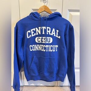 Champion Central Connecticut State University Sweatshirt Size Small Blue CCSU